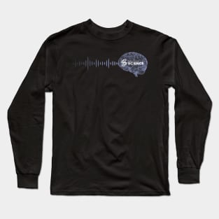 Biology: Brain & Soundwaves Long Sleeve T-Shirt